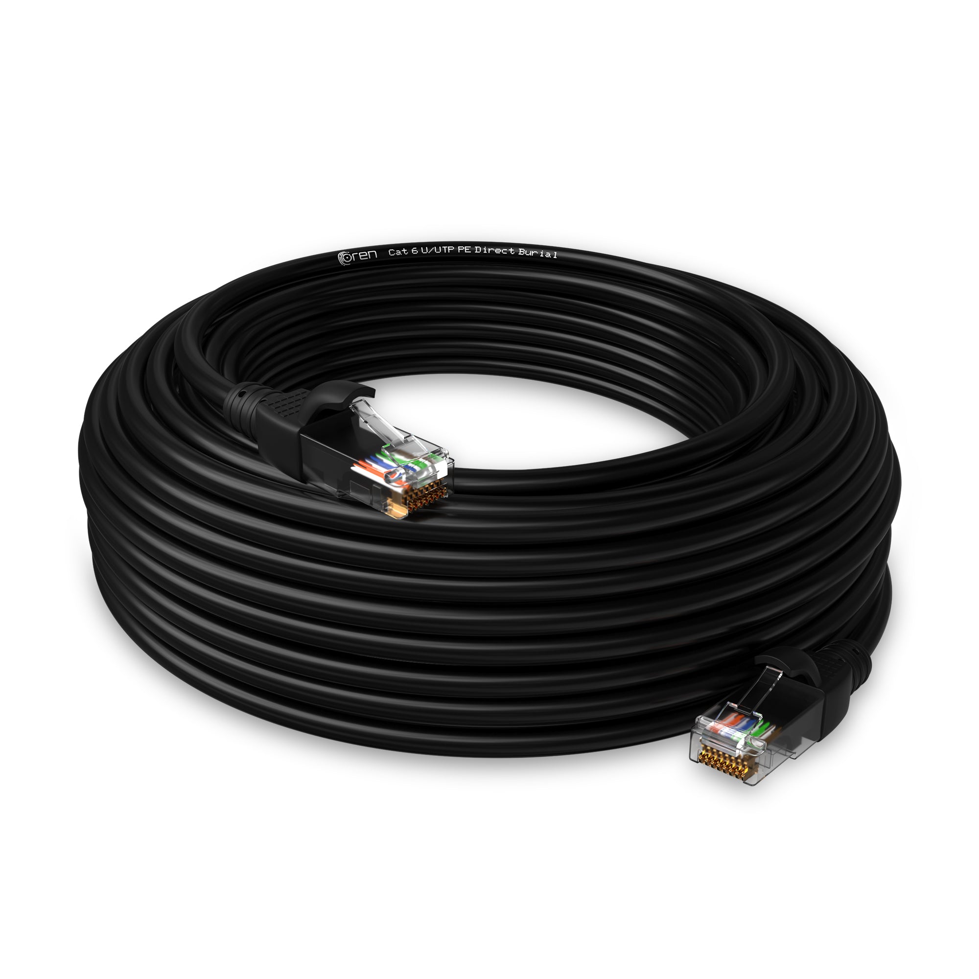 GEARit Cat6 Outdoor Ethernet Cable - 23AWG LLDPE S/FTP Direct Burial - 150 Feet