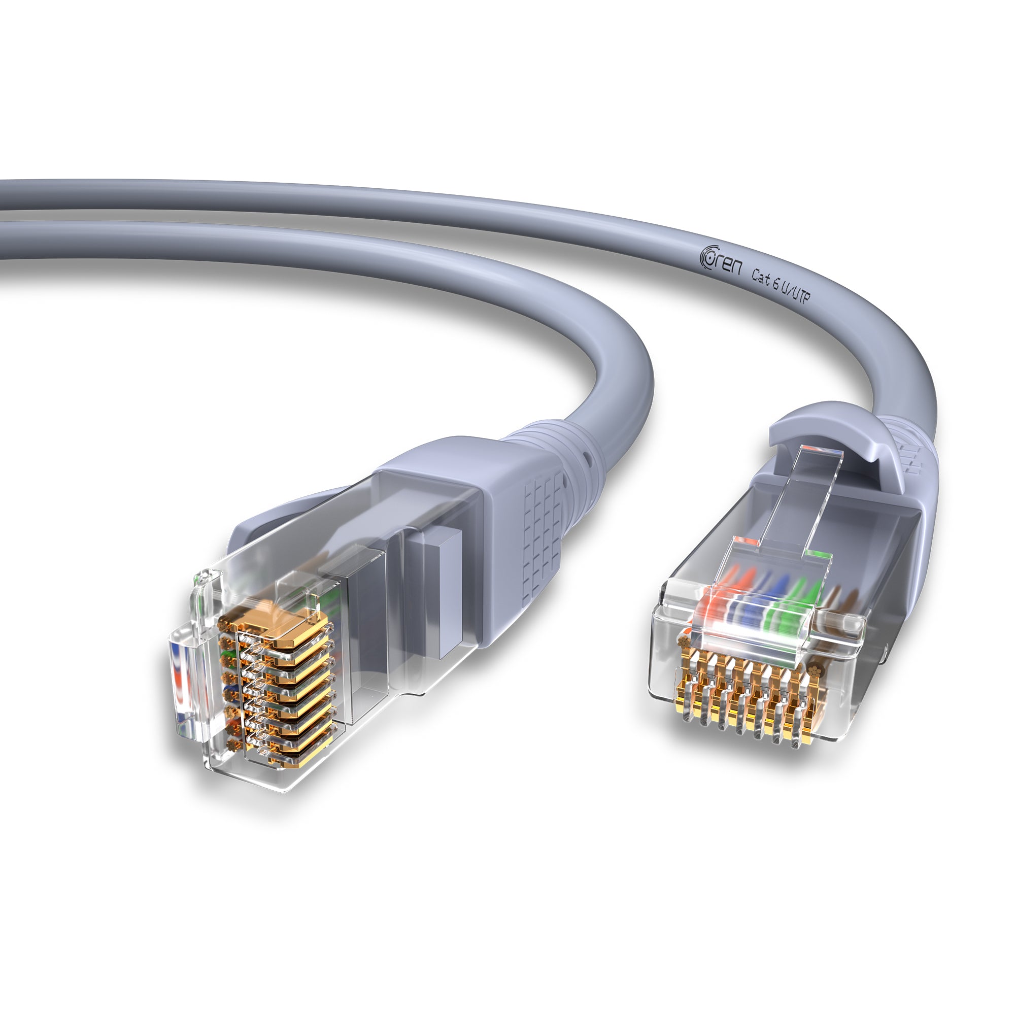 Router Gsm Cavo Di Rete Ethernet CAT6 Piatto Lungo 3 Piedi (circa 90 Cm) - Connettori RJ45, UTP, Per Modem, Router, PC, Design Sottile Cavo Lan Piatto Per Modem - Foto 2