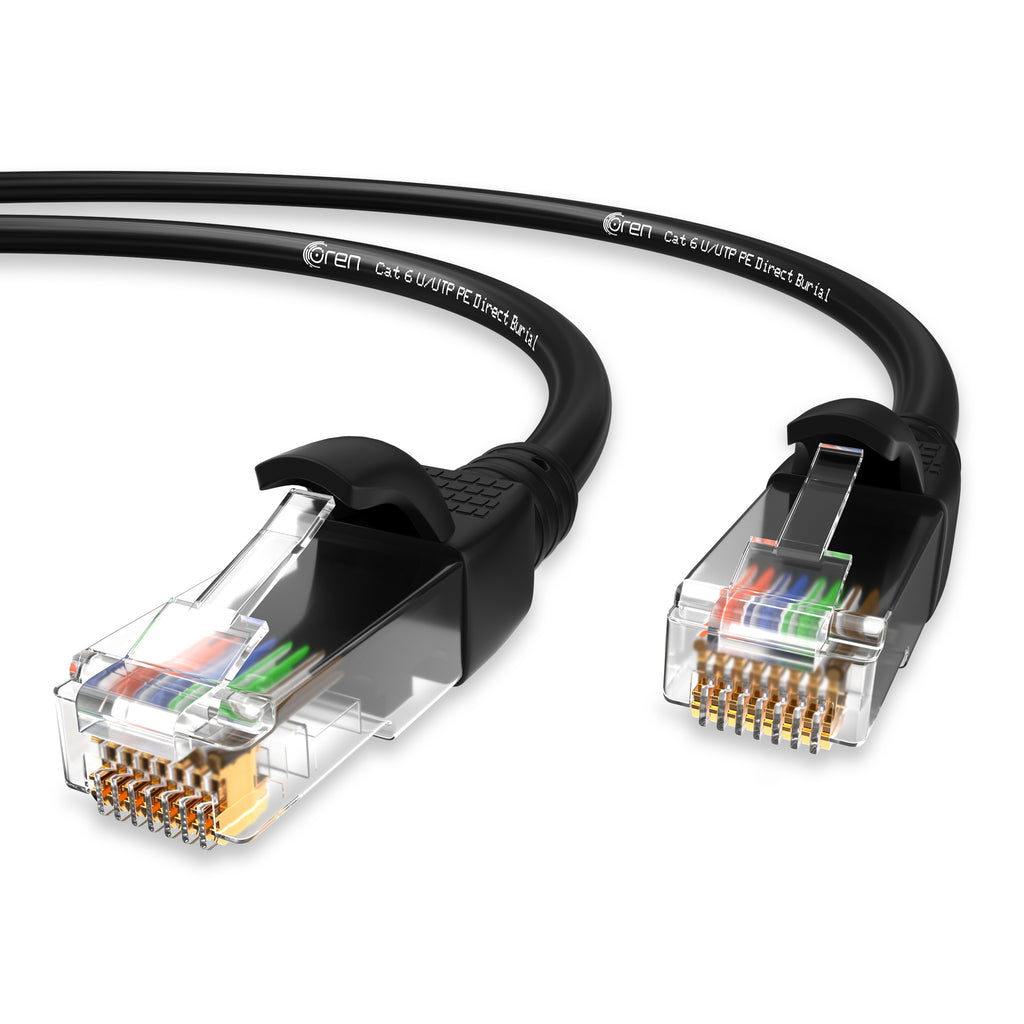 Oren CAT6 50m Outdoor Ethernet Cable LAN - Direct Burial - Patch Cord Oren CAT6 50m Outdoor Ethernet Cable LAN - Direct Burial - Patch Cord