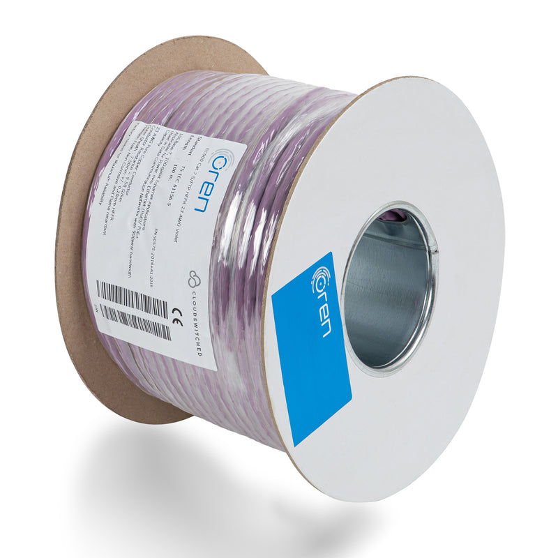 Oren CAT7 100m Ethernet Cable - 23 AWG - Pure Copper Wire - 900 MHz Bandwidth S/FTP Internet LAN Network Cable - 10GbE Ethernet Cable