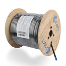 Oren CAT6A 100m Outdoor Ethernet Cable - Direct Burial - 23 AWG Pure Copper Wire - 500 MHz Bandwidth U/FTP, LAN Network Cable – 10GbE