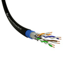 Oren CAT6A 100m Outdoor Ethernet Cable - Direct Burial - 23 AWG Pure Copper Wire - 500 MHz Bandwidth U/FTP, LAN Network Cable – 10GbE