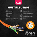 Oren CAT6 305m Ethernet Cable - 23 AWG - Pure Copper Wire - 400 MHz Bandwidth UTP Internet LAN Network Cable -  Gigabit