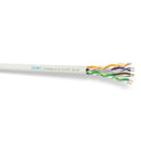 Oren CAT6 50m Slim Ethernet Cable Slim White - 23 AWG - Pure Copper Wire - 250 MHz Bandwidth UTP Internet LAN Network Cable -  Gigabit